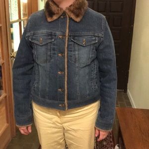 Marvin Richards Faux-Fur Jean Jacket